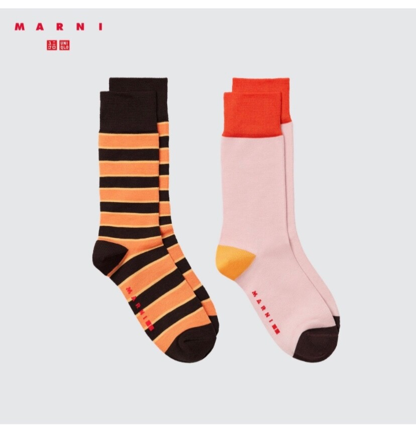 ユニクロ マルニ ヒートテック セットアップ 2セットXL マルニソックス UNIQLO x MARNI Heattech socks (2-pair set) 3 colors 457948