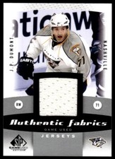 2012-13 SP GAME USED JERSEY JP DUMONT Nashville Predators #RED214