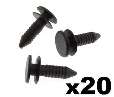20x Land Rover Discovery Plastic Clips for Rear Door Trim Panel- Door Card Stud