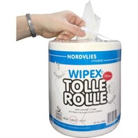 Wipex Tolle Rolle WischtüCher 6 Rollen A 477 TüCher 20,3X22,4 Hochweiß Nordvlies