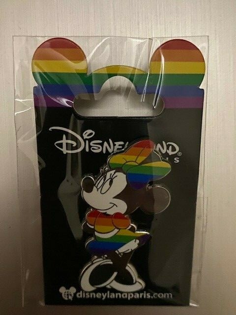 Minnie Mouse Rainbow Pride Pin