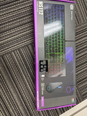 CoolerMaster Keyboard Combo MS112 Gaming Keyboard Mouse Mouse Pad 3 Piece Set
