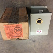 5010A3851-14 Ward Leonard Size 0 Starter 110V Coil in N12 Enclosure NIB