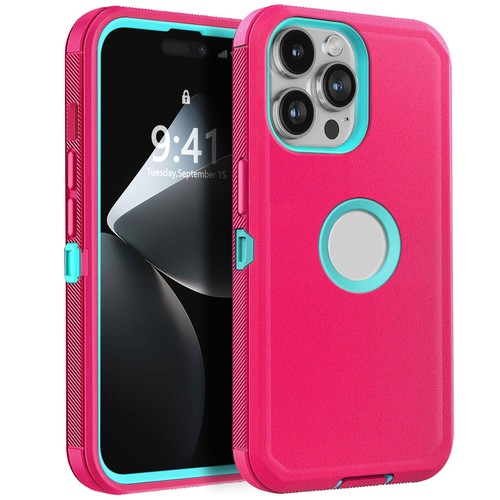 For Apple iPhone XR 11 12 13 14 15 16 Pro Phone Case Heavy Duty Shockproof Cover - Picture 37 of 51