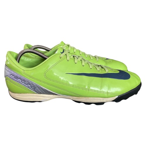 Nike Mercurial Veloci TF 2008 Lime Green Football Boots 317896-301 Mens UK9 EU44 - Picture 8 of 15