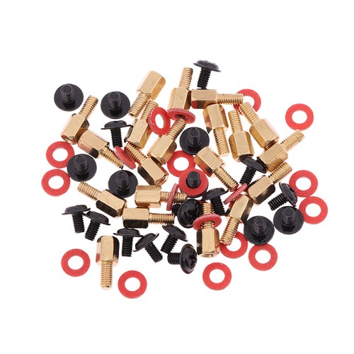 60Pcs PC Case Fans 6.5MM Motherboard Riser+20Pcs Screws+20Pcs Washers Gasket - Afbeelding 11 van 12