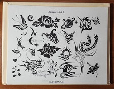 ORIGINAL Robert Benedetti Traditional Vintage 1981 National Tattoo Flash Sheet