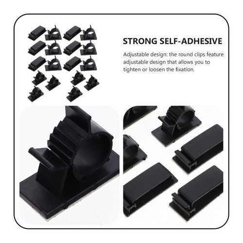 18 Pcs Clip de Fixation de Câble Organisateur Cordon Organisateurs pour Électronique - Photo 2/12