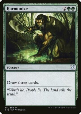 MTG Commander 2019 U Harmonize 171/302