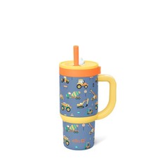 Oasis 14oz Stainless Steel Toddler Tumbler with Handle  Retracting Straw, 10...