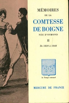 Memoiren der Gräfin von Boigne geboren... - Jean-Claude Berchet - V431386