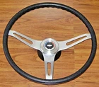 1969-Up Chevy Comfort Grip Steering Wheel Kit 3-Spoke Black Camaro Nova Chevelle