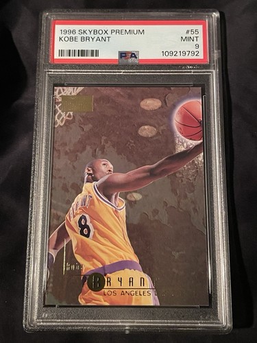 Kobe BRYANT 1996 Skybox Premium ROOKIE CARD #55 New PSA 9 Mint LA LAKERS '96 RC