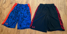 A Lot Of 2 Boy's Under Armour Loose Heat Gear Shorts, Size YXL