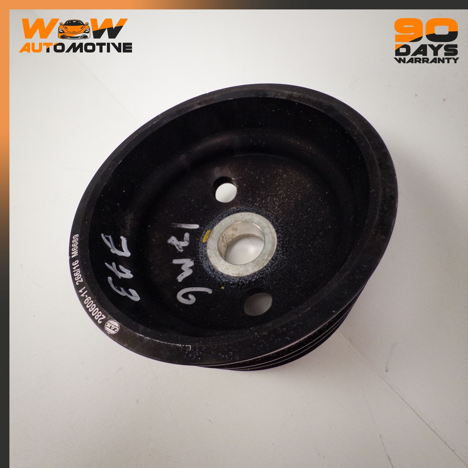 13-19 MASERATI GHIBLI 3.0L ENGINE CRANKSHAFT HARMONIC BALANCER PULLEY OEM