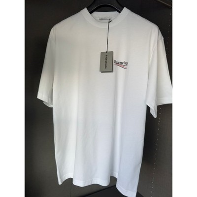 o1alis0126 Balenciaga Men's Political Campaign Large Fit T-Shirt
