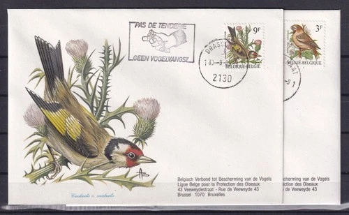 [M182789] Belgium N°2190/2190FDC Buzin Birds First Day Cover COB € 12,00 SUPERB
