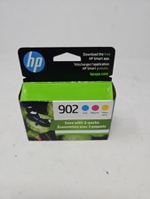 New Genuine HP 902 Cyan Magenta Yellow 3PK Ink Cartridges OfficeJet Pro 6961
