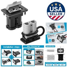 Flame-Retardant Waterproof Battery Quick Connect Disconnect for RV Marine