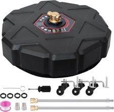13" Pressure Washer Surface Cleaner,  Power Washer Driveway Attachment