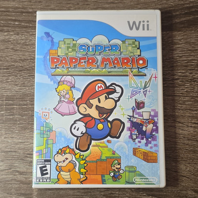 Super Paper Mario (Nintendo Wii) CIB w/Manual -TESTED-