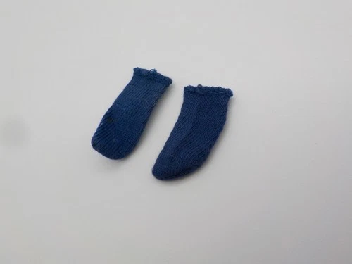 RARE Vintage Mattel Tutti / Todd Doll #3590 Original Blue Socks ~ HTF 1960's