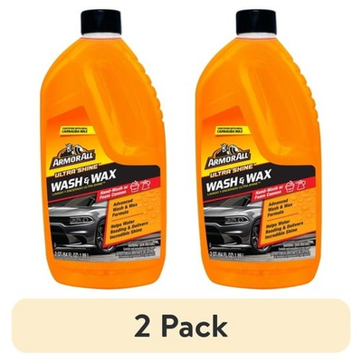 #ad 2 pack Armor All Ultra Shine Car Wash and Wax for Car Detailing 64 fl oz Bott $9.90
