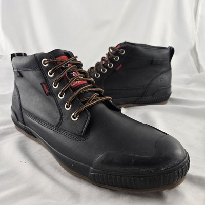 Chrome Industries Storm 415 Traction Work Boot Black Gum Rubber Sole Mens 9.5