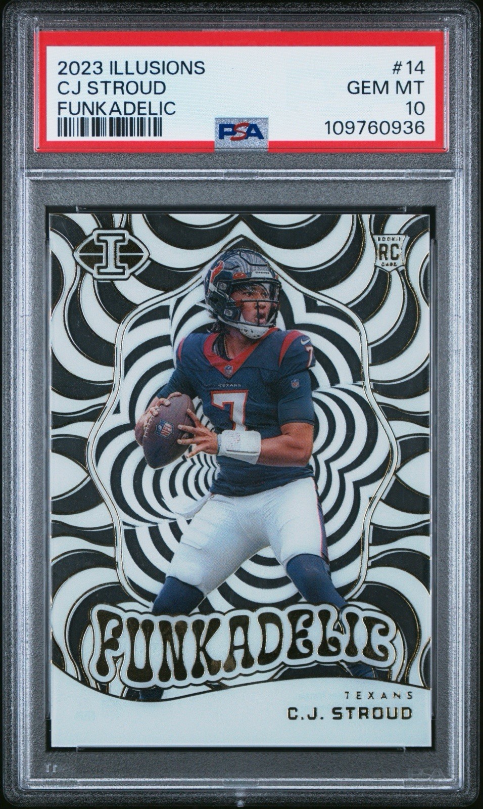 CJ Stroud Panini Illusions Funkadelic #14 Base