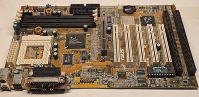 Premium Super Socket 7 ATX ASUS P5A Rev 1.03 Motherboard CPU & 256 MB + Bonus