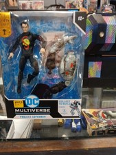 McFarlane DC Multiverse Flashpoint Project Superman Gold Label w  Cyborg