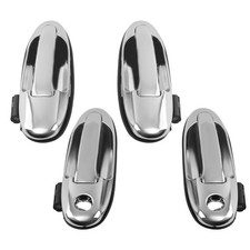Door Handle Set For Toyota Land Cruiser V8 1998-2007 69210-60061 Silver 4pcs