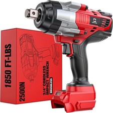 Cordless Impact Wrench 3/4 Inch for Milwaukee Battery, 1850Ft-Lbs 2500N.M Brus