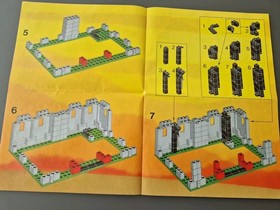 Lego instructions 6073 Legoland Knights Castle / Knights Castle 