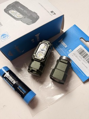 Wuben E7 Taschenlampe mit 18650 Akku und Verlängerungs Tube