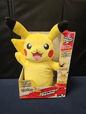 Pokemon Pikachu Electric Charge Plush - 10" Interactive Plush - NEW READ