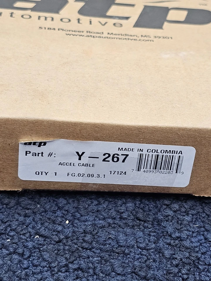 Repuesto de cable acelerador ATP Y-267 para modelos seleccionados de Chevrolet GMC 74-95 Foto 2 de 4