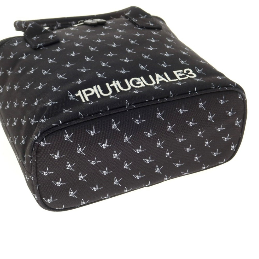 1piu1uguale3 Golf Tote Bag Polyester Black Dual Zipper W25.5 1piu1uguale3 Golf Tote Bag Polyester Black Dual Zipper W25.5