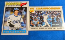 Shohei Ohtani LA Dodgers, 2026 Topps Heritage 2 Card Combo