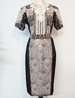Anthropologie Byron Lars Bodycon Lace Dress Size 12