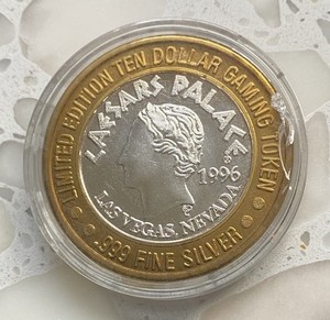 ラスベガス $10 シルバーストライク CAESARS 1966 1966 Caesars Palace Token for sale | eBay