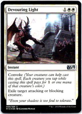 #9 Devouring Light MTG Magic 2015 (M15) Uncommon FOIL