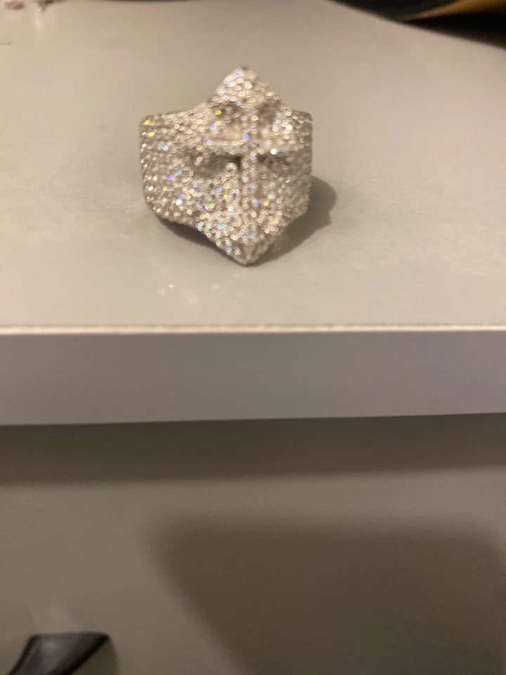 Plata 925 con diamantes reales Foto 3 de 3