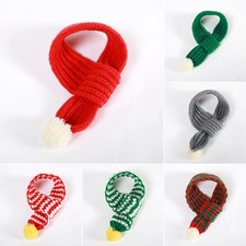 Winter Warm Knitted Pet Scarf Christmas New Year Fashion Cute Pet Scarf
