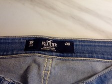 Holister Womens Bootflare Med Wash Blue Jeans Size UK 10 Reg
