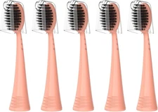 Replacement Toothbrush Heads with 1 Count (Pack of 5), Rose Gold (5 Count) 