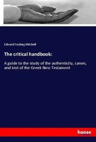 Edward Cushing Mitchell | The Critical Handbook: | Taschenbuch | Englisch (2018)