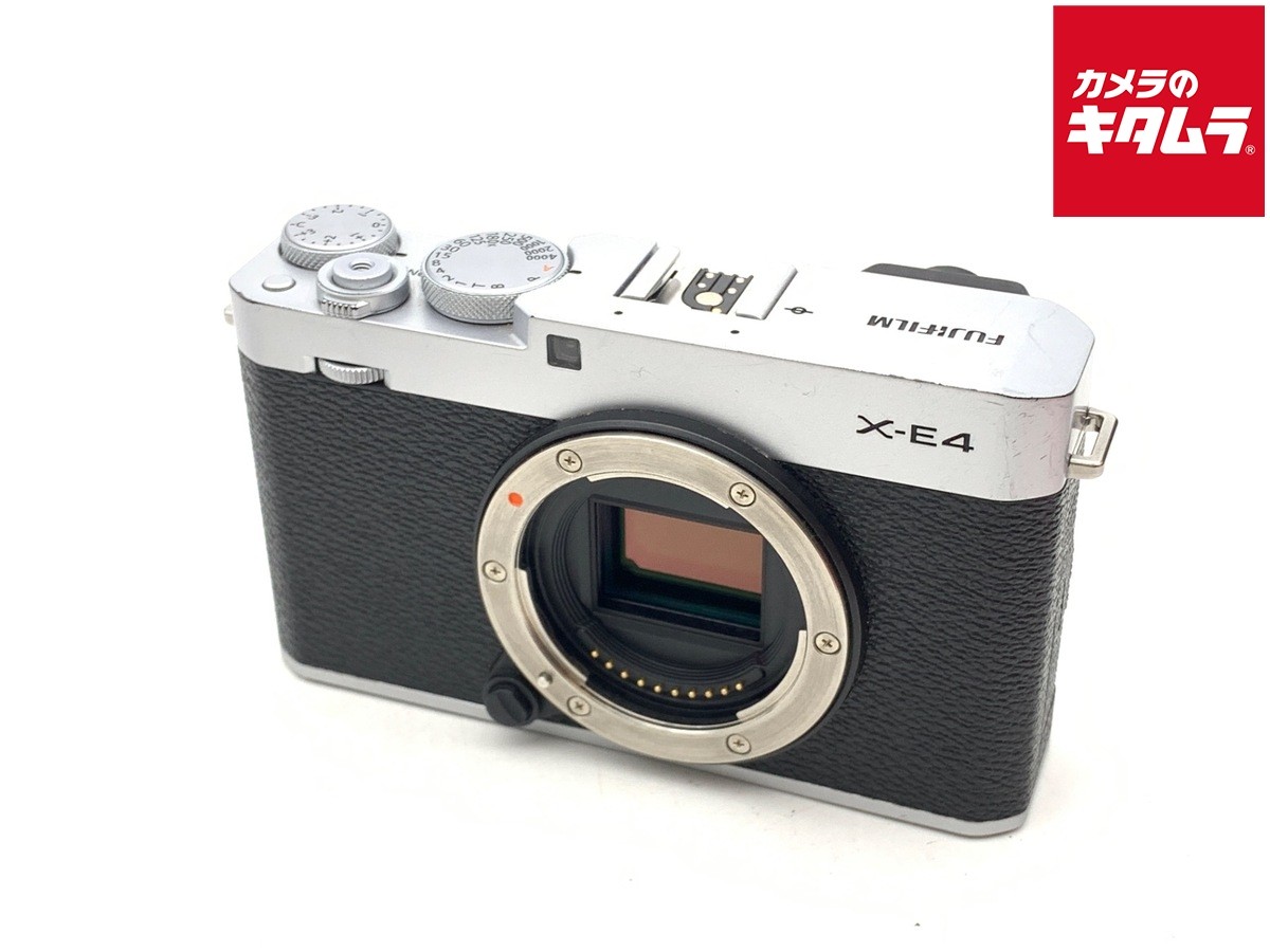 FUJIFILM X-E4 Mirrorless Digital Camera Body SILVER -EXC
