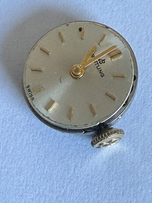 Breitling Damenuhr watch movement Swiss 17 Jewels working voll Funktion (O22)