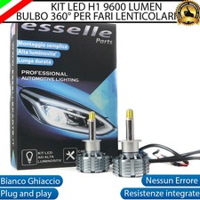 KIT FULL LED H1 6000K CANBUS 360° SPECIFICO PER FARI LENTICOLARI NO ERRORE